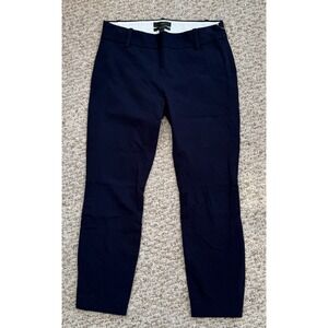 J.Crew Pants Women‎ 00P Minnie Navy Dress Pants Ankle Straight Leg Preppy